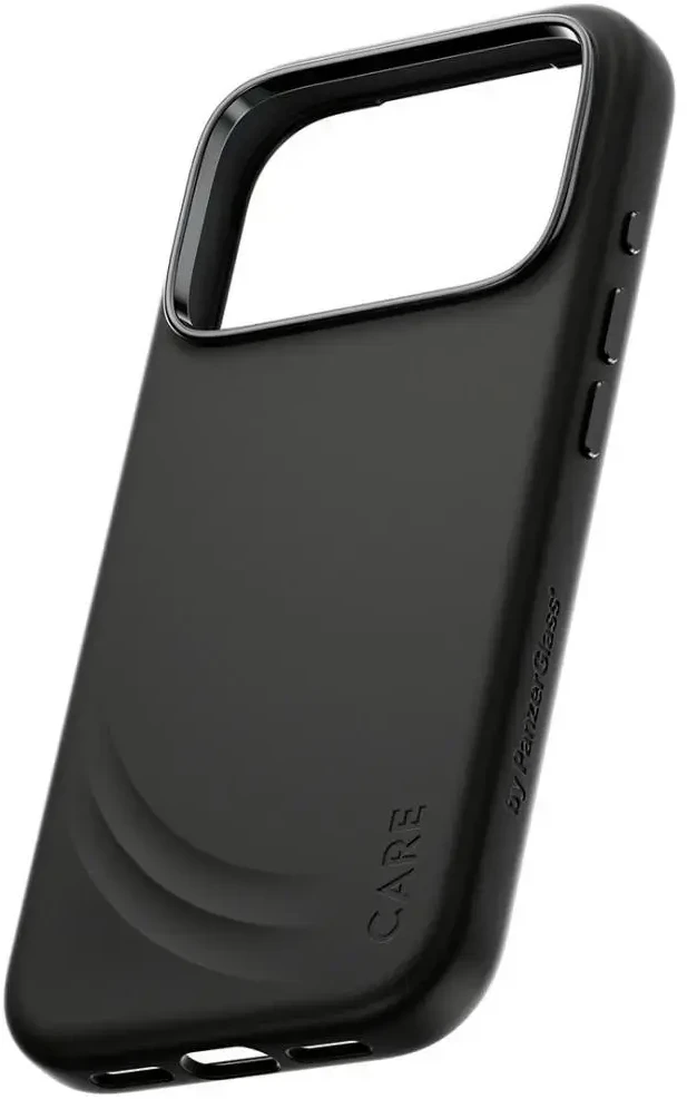 Panzer Glass CARE by PanzerGlass Feature FLOW telefono dėklas su MagSafe palaikymu, skirtas iPhone 18 Pro | iPhone 17 Pro, juodas