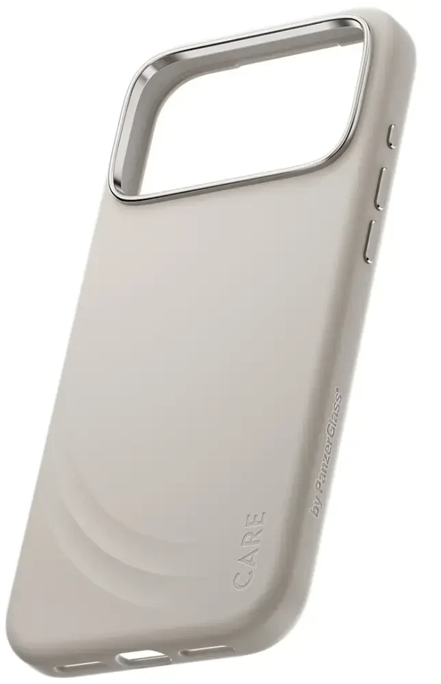 Panzer Glass „CARE by PanzerGlass“ „Feature FLOW“ „MagSafe“ dėklas, skirtas „iPhone 18 Pro Max“ / „17 Pro Max“, vanilės spalvos