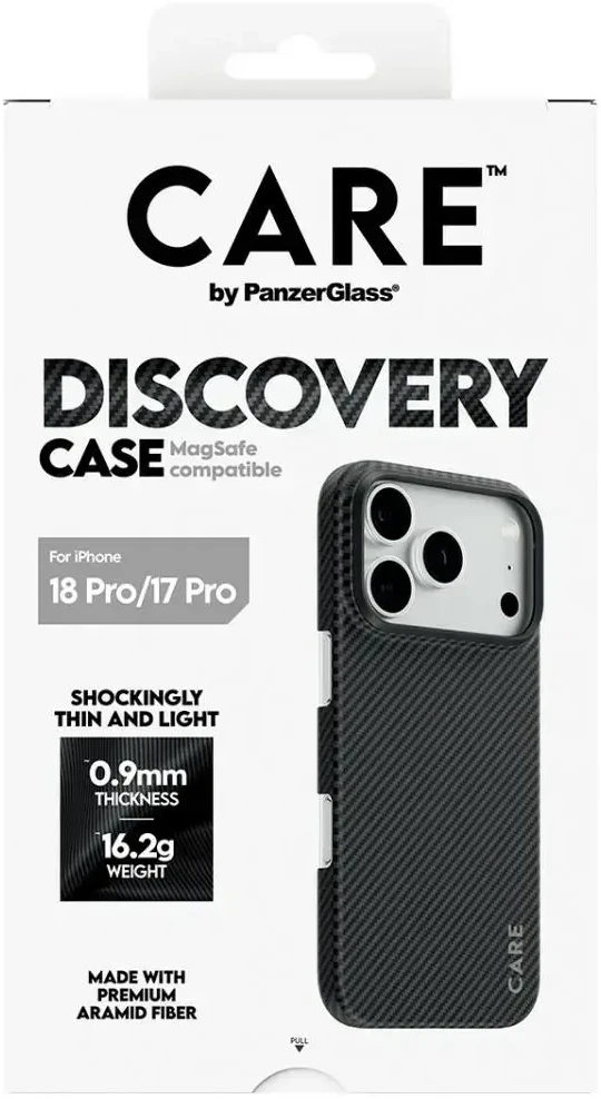 Dėklas Panzer Glass Case CARE by PanzerGlass Discovery MagSafe case for iPhone 18 Pro / 17 Pro