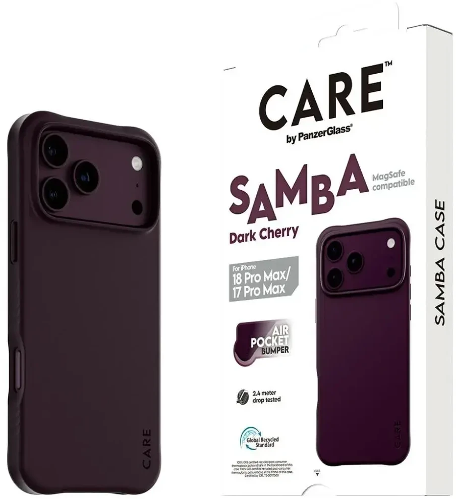 Dėklas Panzer Glass CARE by PanzerGlass Samba Case iP17/18 Pro Max Deep Violetinė MS