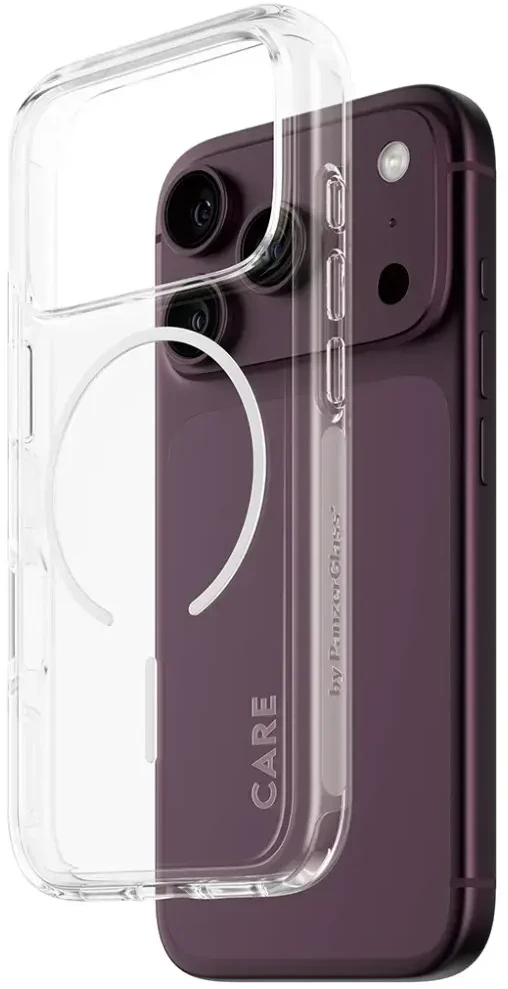 Dėklas Panzer Glass Case CARE by PanzerGlass Urban Explorer Baltas MagSafe for iPhone 18 Pro / iPhone 17 Pro transparent