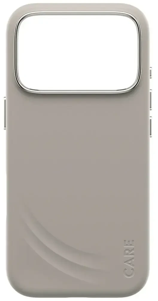 Panzer Glass „Case CARE by PanzerGlass Feature FLOW MagSafe“ dėklas „iPhone 18 Pro“ / „17 Pro“ vanilės spalvos