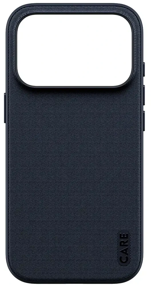 Dėklas Panzer Glass Case CARE by PanzerGlass Fusion Fabric MagSafe, skirta iPhone 18 Pro / 17 Pro, mėlyna