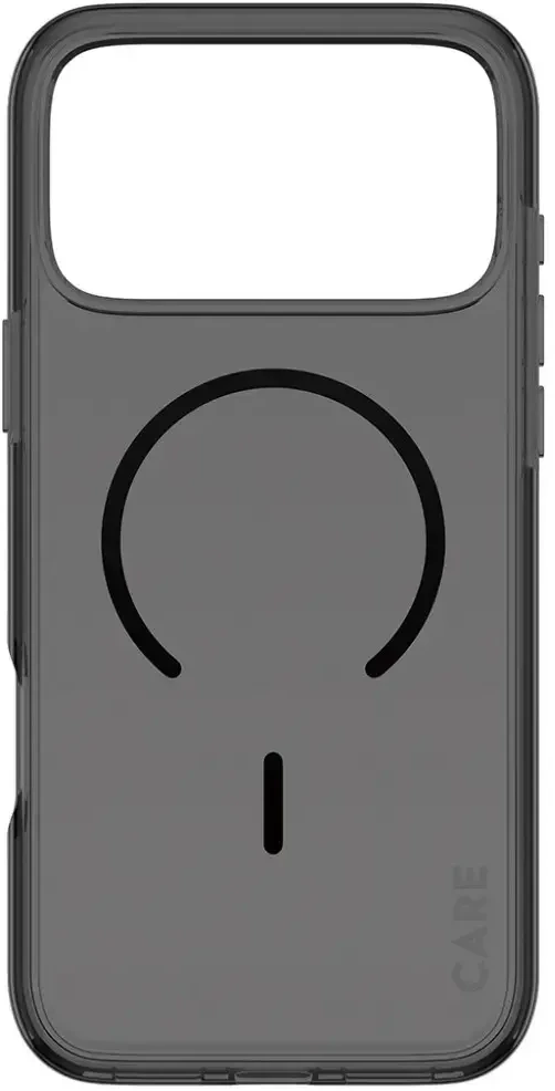 Dėklas Panzer Glass Case CARE by PanzerGlass Smokey w. Juodas MagSafe case for iPhone 18 Pro Max / iPhone 17ProMax juodas