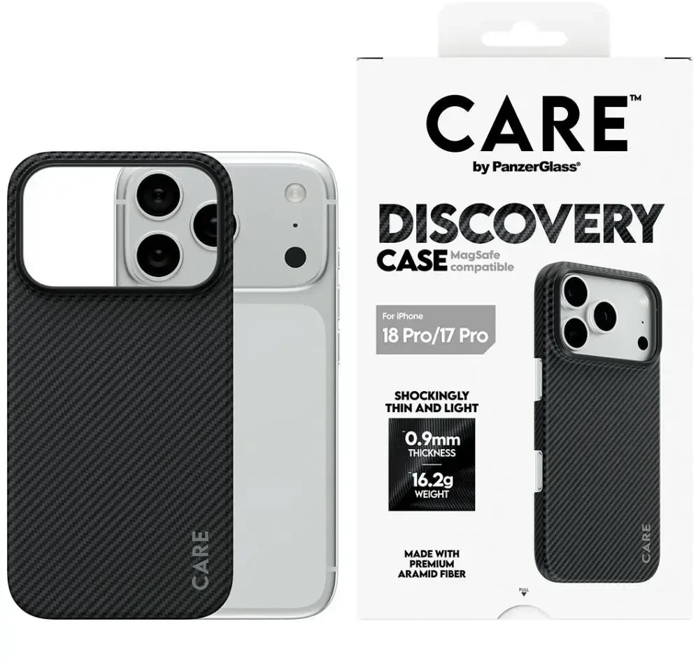Dėklas Panzer Glass Case CARE by PanzerGlass Discovery MagSafe case for iPhone 18 Pro / 17 Pro
