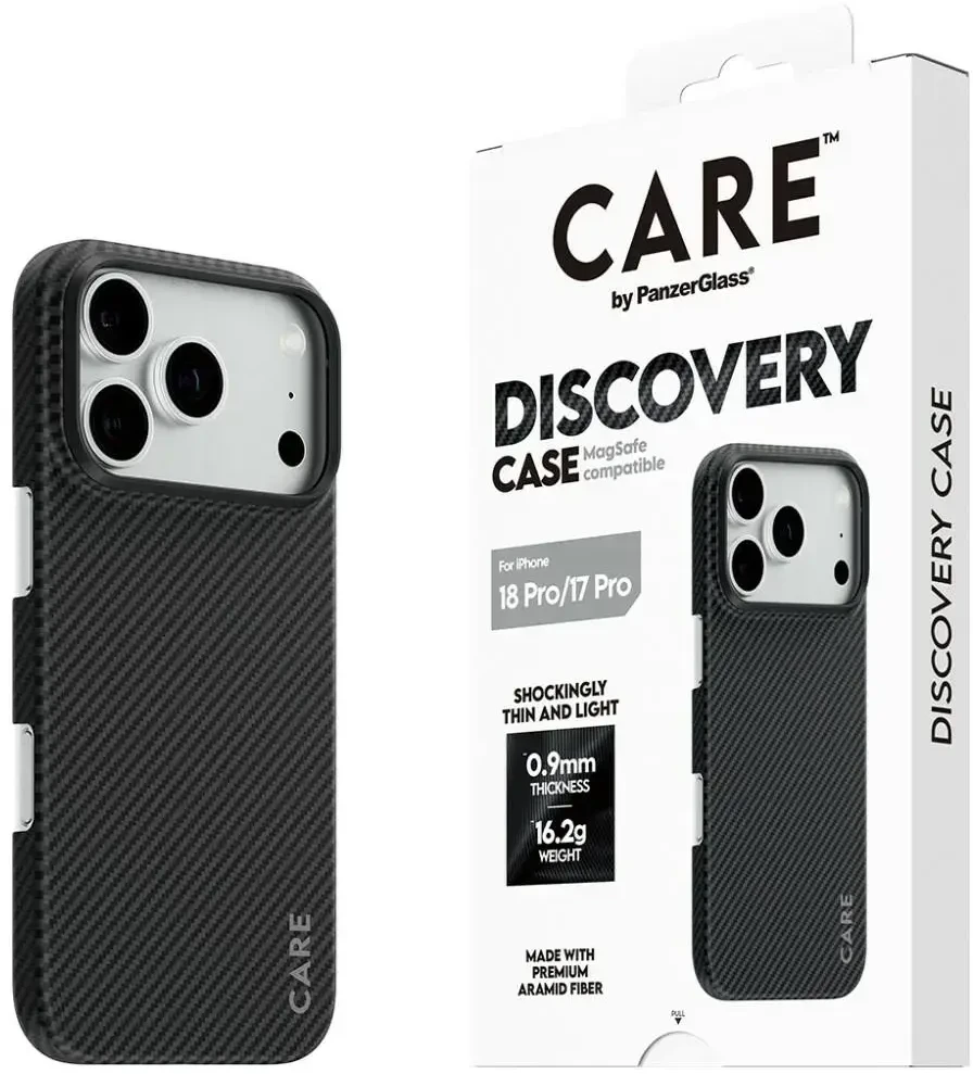 Dėklas Panzer Glass Case CARE by PanzerGlass Discovery MagSafe case for iPhone 18 Pro / 17 Pro