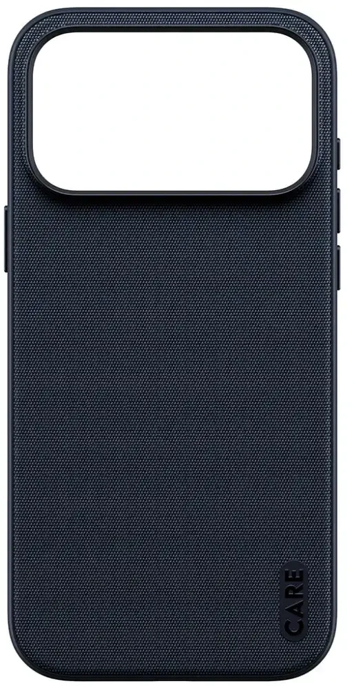 Dėklas Panzer Glass Case CARE by PanzerGlass Fusion Fabric MagSafe for iPhone 18 Pro Max / 17 Pro Max mėlynas