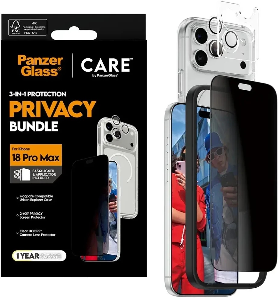 Panzer Glass Protective set CARE by PanzerGlass Flagship 3-in-1 for iPhone 18 Pro Max / 17 Pro Max