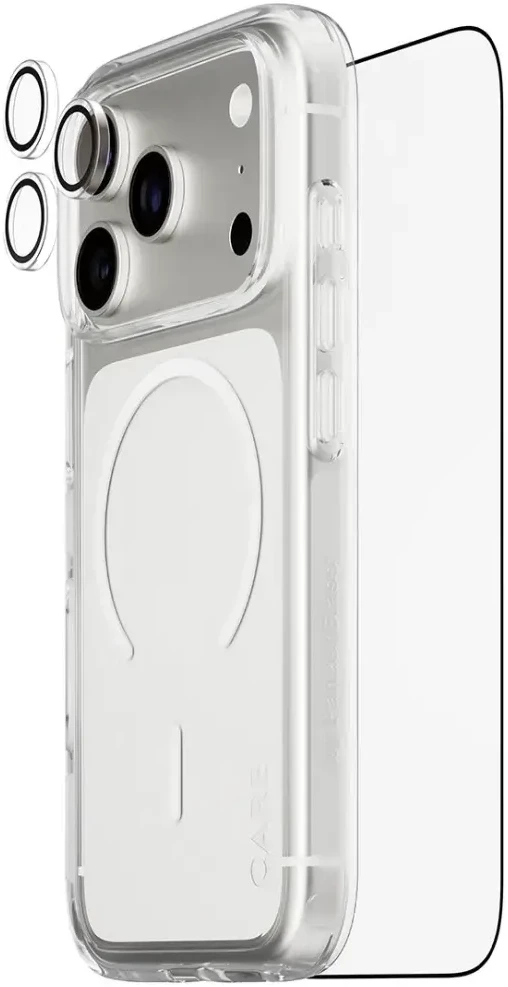 Panzer Glass Protective set CARE by PanzerGlass Flagship 3-in-1 Case+Glass+Lens for iPhone 18 Pro