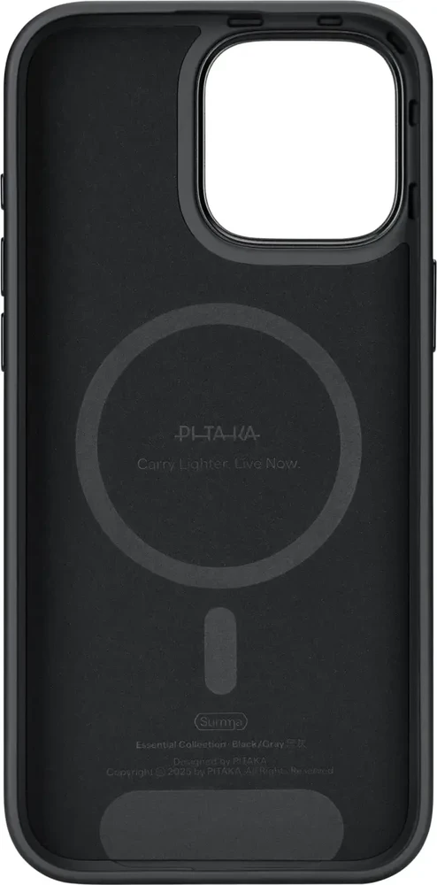 Pitaka Summa dėklas, juodas/pilkas – iPhone 16 Pro Max