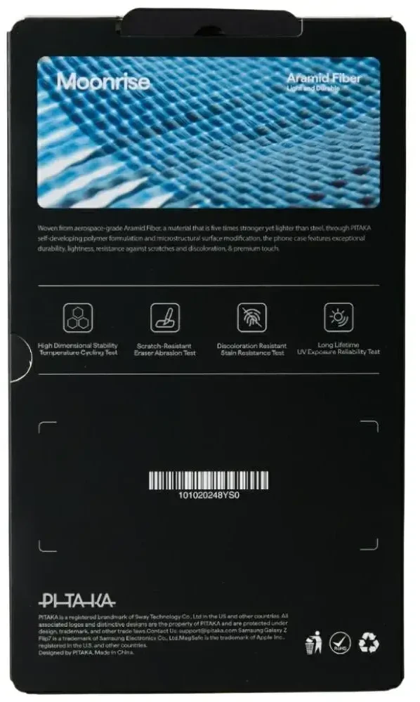 Dėklas PITAKA Ultra-Slim MagSafe skirtas Samsung Galaxy Z Flip7 moonrise