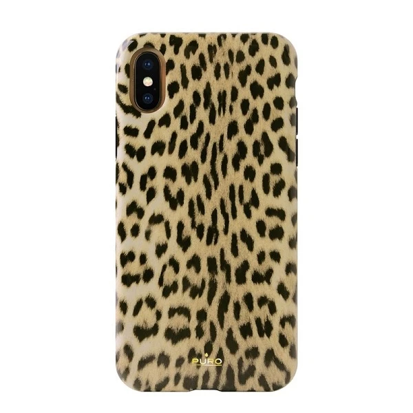 PURO Glam Leopard Cover - dėklas skirtas Apple iPhone Xs Max Leo 1