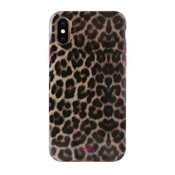 PURO Glam Leopard Cover - dėklas skirtas Apple iPhone Xs Max Leo 2