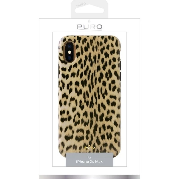 PURO Glam Leopard Cover - dėklas skirtas Apple iPhone Xs Max Leo 1
