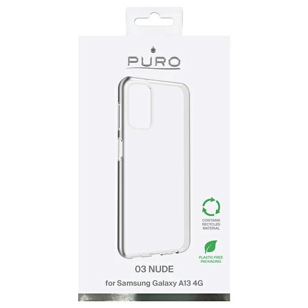 Dėklas Puro Puro Nude 0.3 Samsung A13 4G A135 skaidrus / permatomas SGA134G03NUDETR