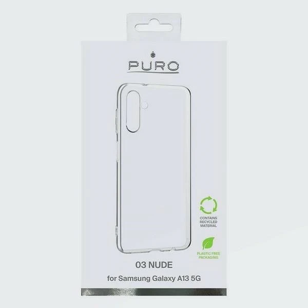 PURO 0.3 Nude - Environmental dėklas skirtas Samsung Galaxy A13 5G transparent
