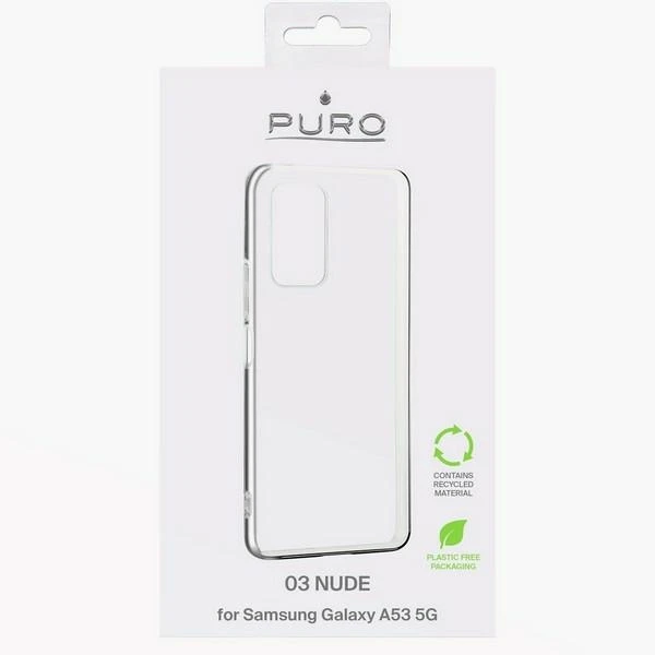 SBS Dėklas PURO 0.3 NUDE skirtas Samsung Galaxy A53 5G, skaidrus / SGA5303NUDETR