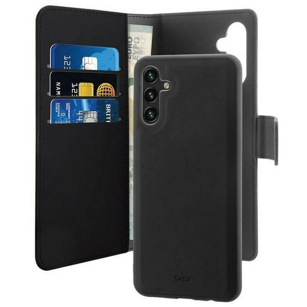 Dėklas Puro PURO piniginė (juoda) 2w1 Samsung Galaxy A13 5G