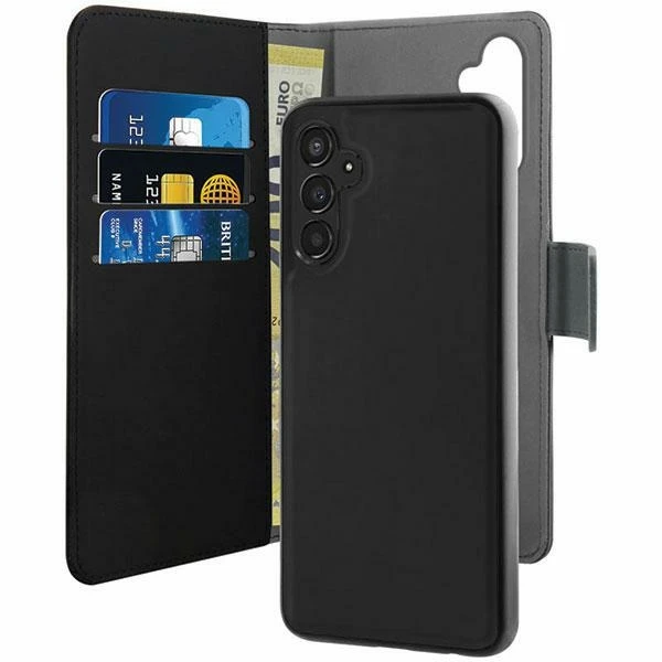 Dėklas SBS PURO Wallet Detachable - Case 2in1 for Samsung Galaxy A34 5G Juodas