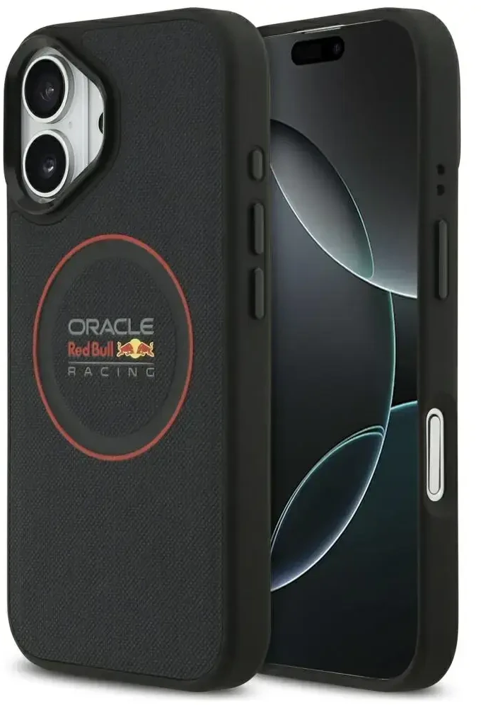 Red Bull Raudona Bull Original dėklas Raudonas BULL Meshed Raudona Ring & Metal Mygtukai MagSafe skirtas Apple iPhone 17 mėlynos spalvos