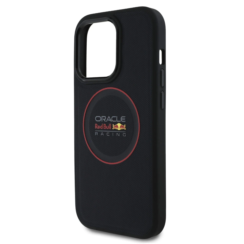 Red Bull Raudona Bull Raudona Bull PU Leather Raudona Ring MagSafe dėklas jūsų Apple iPhone 14 Pro mėlynos spalvos