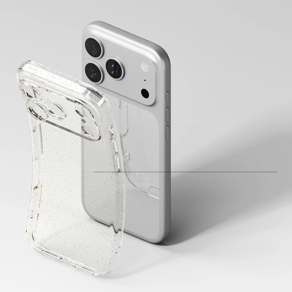 Ringke Air dėklas skirtas Apple iPhone 17 Pro - skaidrus and Glitter