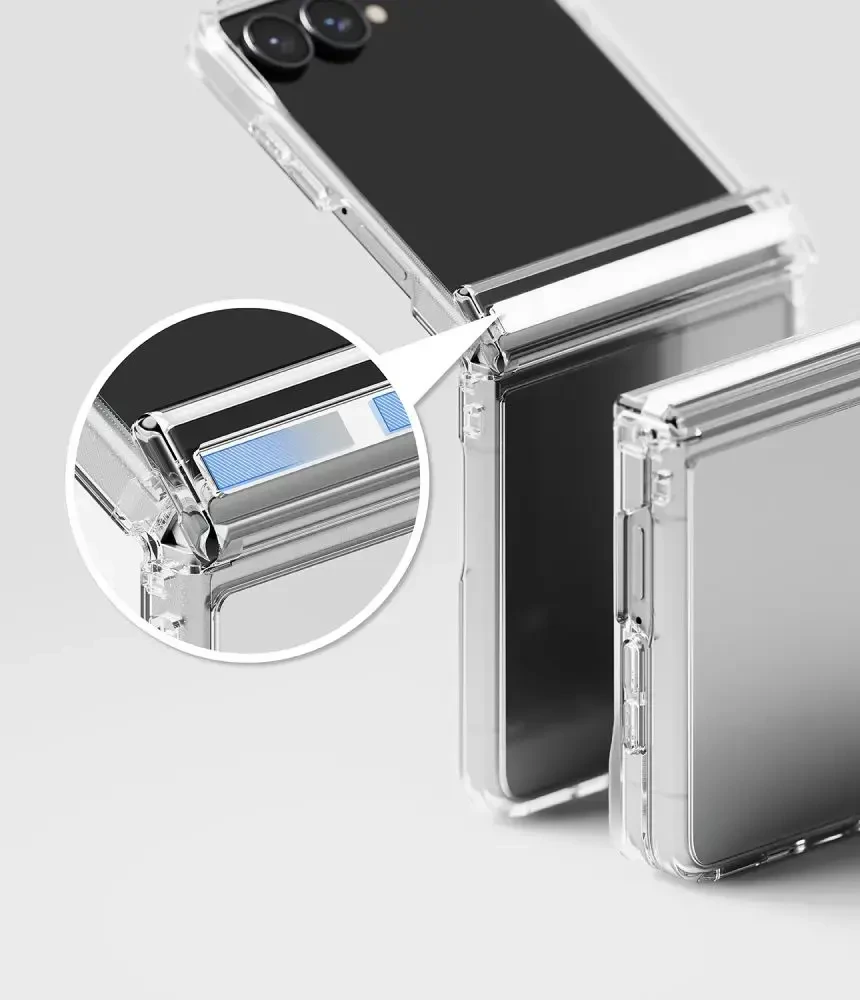 Dėklas RINGKE FUSION FLAP GALAXY Z FLIP 8 CLEAR