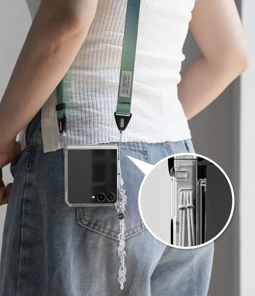 Dėklas RINGKE FUSION FLAP GALAXY Z FLIP 8 CLEAR
