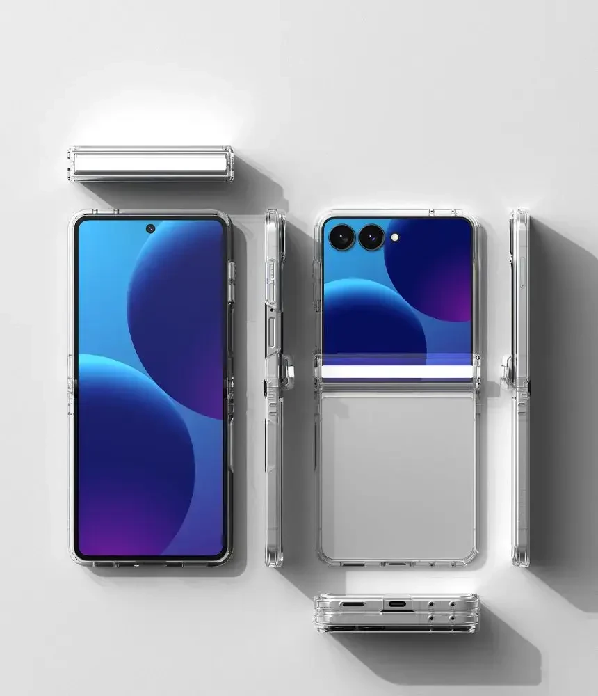 Dėklas RINGKE FUSION FLAP GALAXY Z FLIP 8 CLEAR