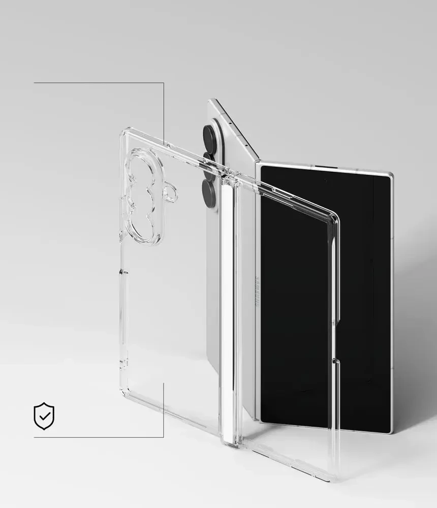 Dėklas RINGKE FUSION FLAP Samsung Galaxy Z FOLD 8 ULTRA CLEAR