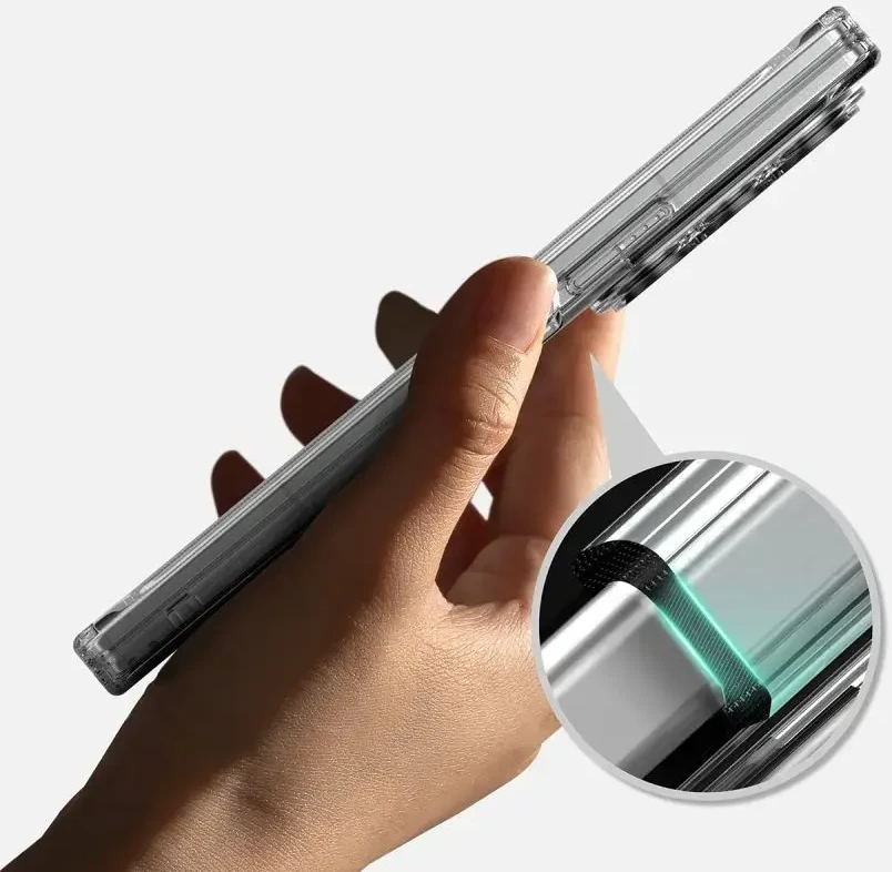 Dėklas RINGKE FUSION FLAP Samsung Galaxy Z FOLD 8 ULTRA CLEAR