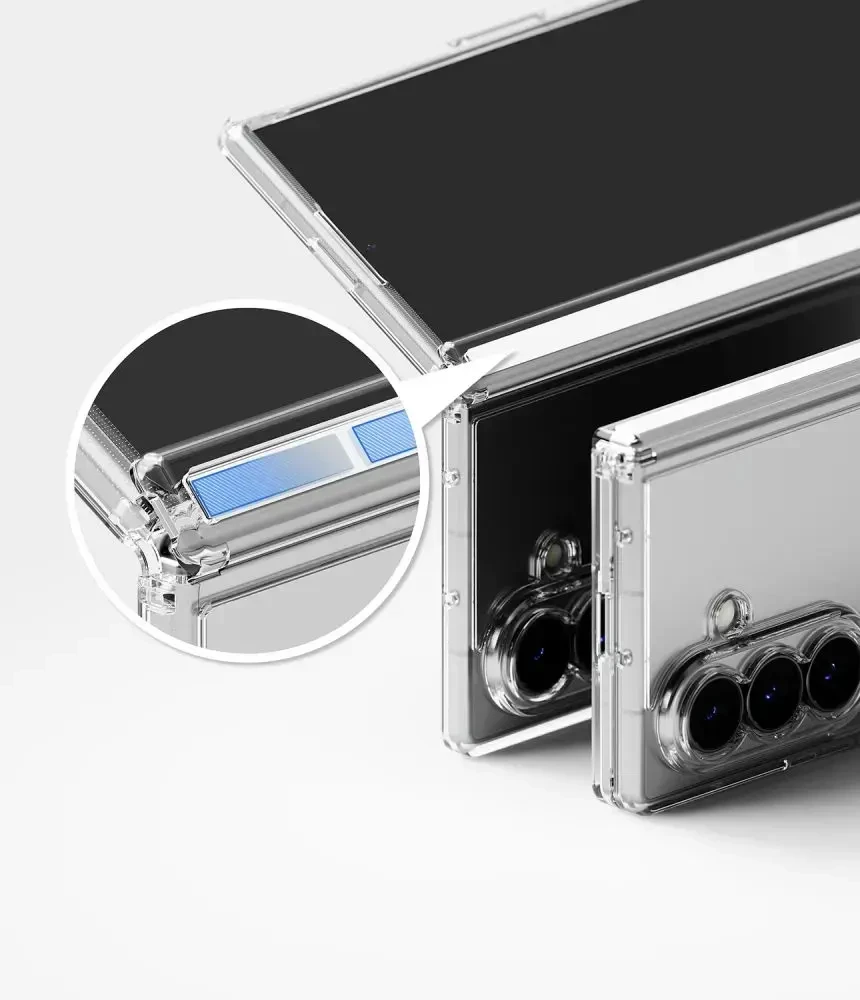Dėklas RINGKE FUSION FLAP Samsung Galaxy Z FOLD 8 ULTRA CLEAR