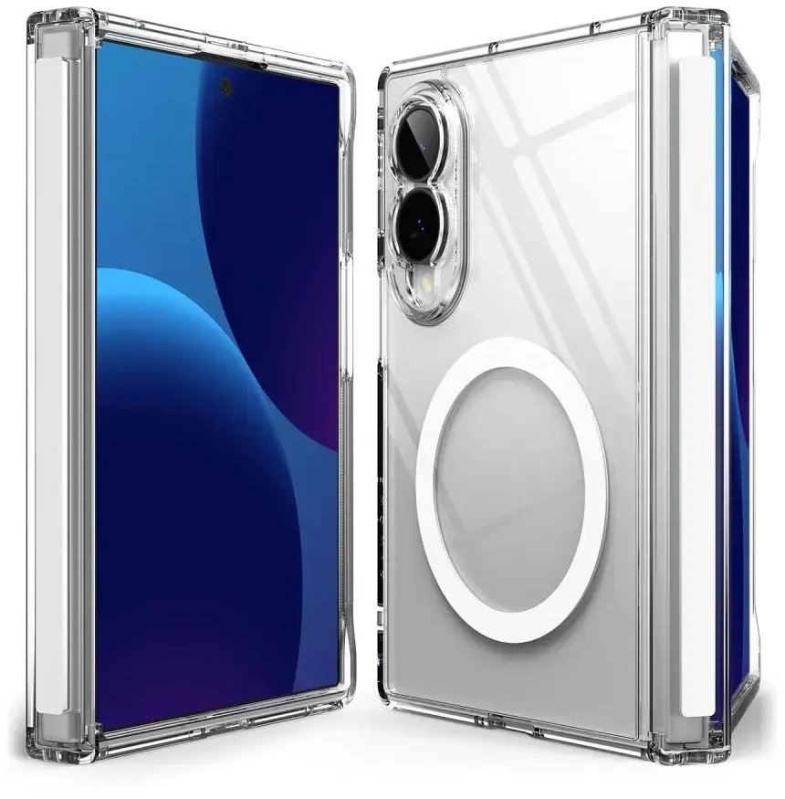 Dėklas RINGKE FUSION FLAP MAGNETIC MagSafe Samsung Galaxy Z FOLD 8 SKAIDRUS