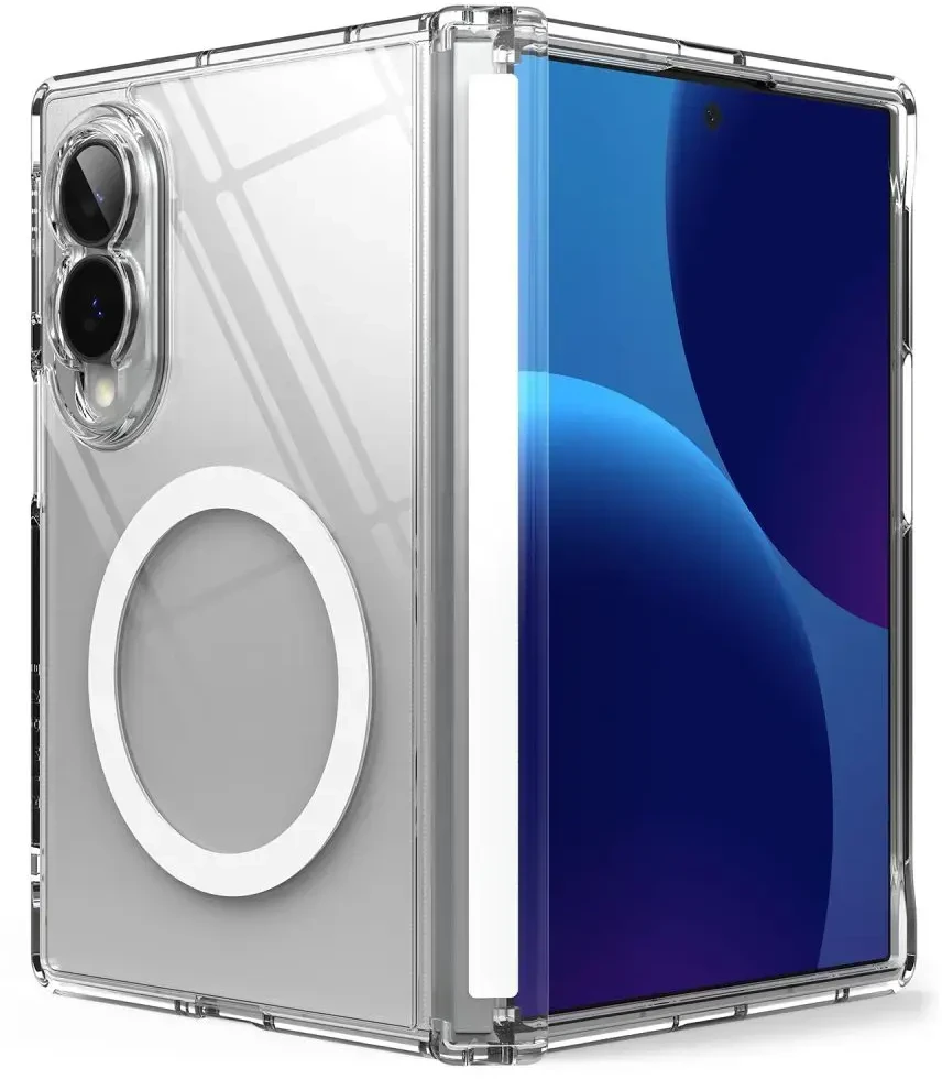 Dėklas RINGKE FUSION FLAP MAGNETIC MagSafe Samsung Galaxy Z FOLD 8 SKAIDRUS