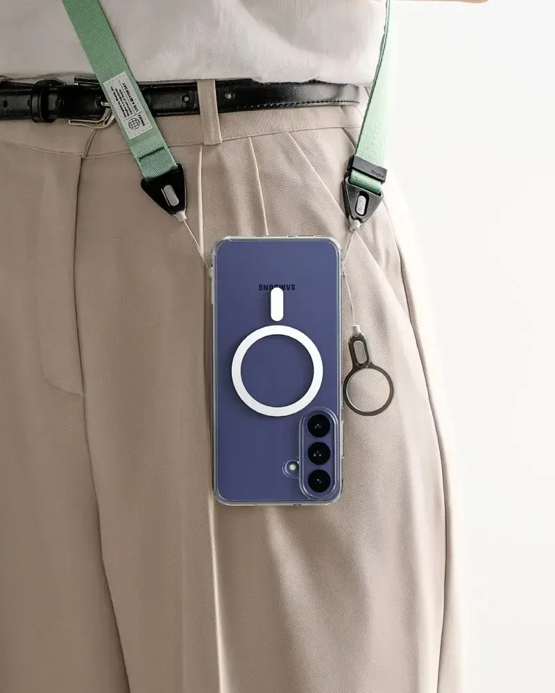 Dėklas RINGKE FUSION MAGNETIC MagSafe Samsung Galaxy S26 FE SKAIDRUS