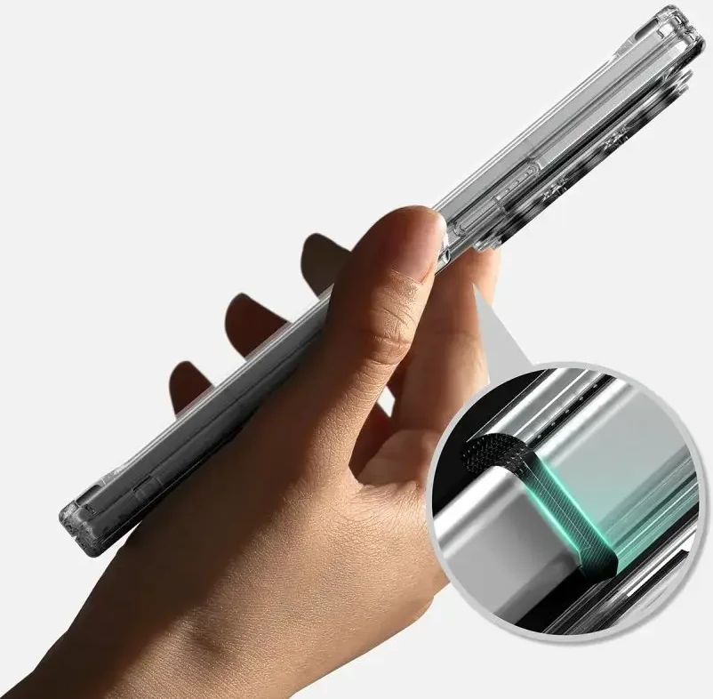 Dėklas RINGKE FUSION MAGNETIC MAGSAFE GALAXY Z FOLD 8 ULTRA CLEAR