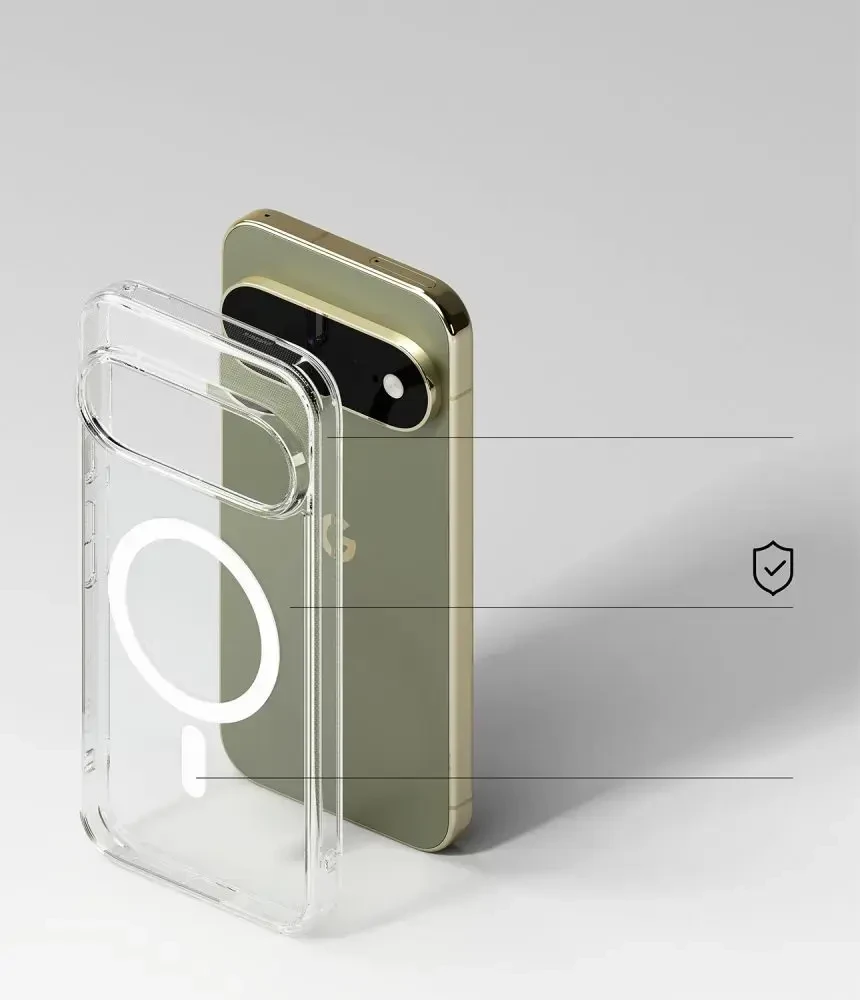 Dėklas RINGKE FUSION MAGNETIC MAGSAFE GOOGLE PIXEL 11 PRO XL CLEAR