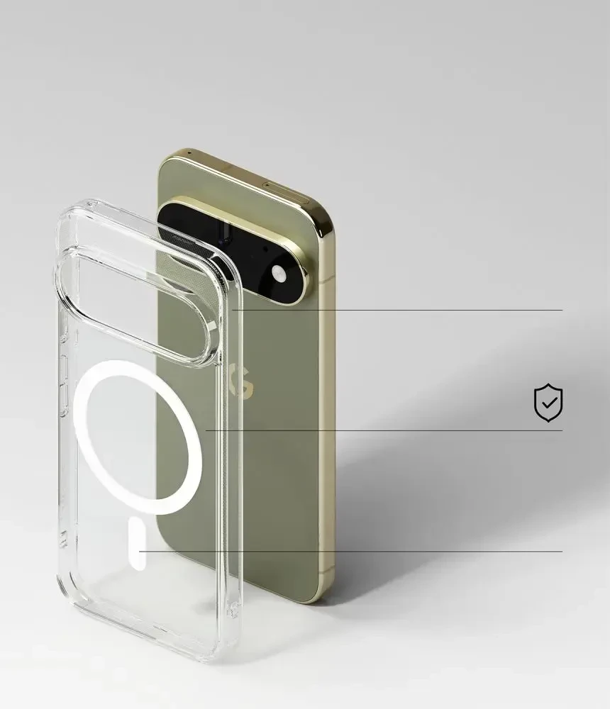 Dėklas RINGKE FUSION MAGNETIC MAGSAFE GOOGLE PIXEL 11 PRO CLEAR