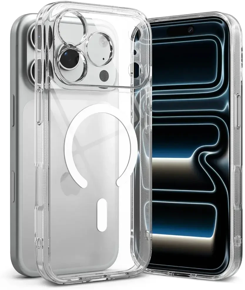 Dėklas RINGKE FUSION MAGNETIC MagSafe iPhone 17 Pro Max / 18 Pro Max SKAIDRUS