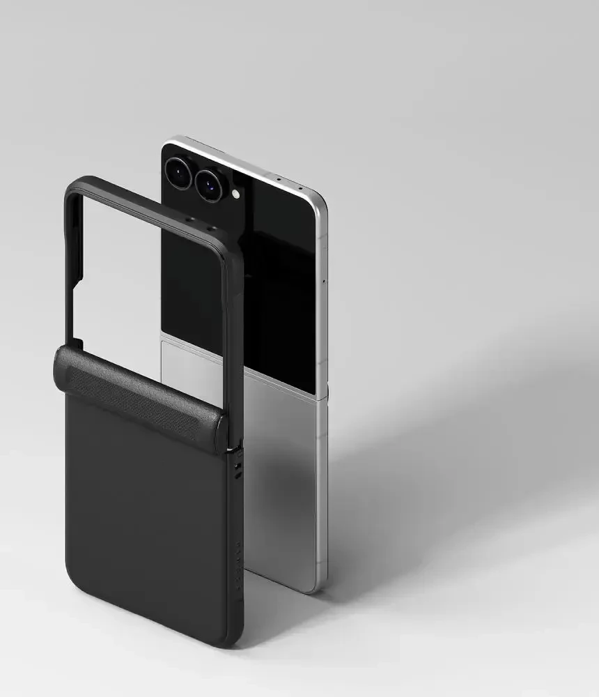 Dėklas RINGKE ONYX FLAP GALAXY Z FLIP 8 Juodas
