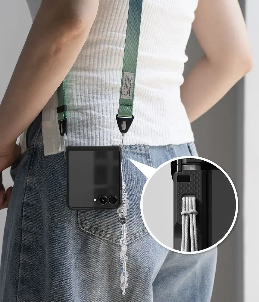 Dėklas RINGKE ONYX FLAP MAGNETIC MAGSAFE GALAXY Z FLIP 8 Juodas