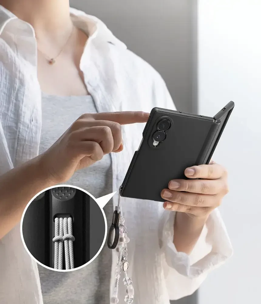 Dėklas RINGKE ONYX FLAP MAGNETIC MAGSAFE GALAXY Z FOLD 8 Juodas