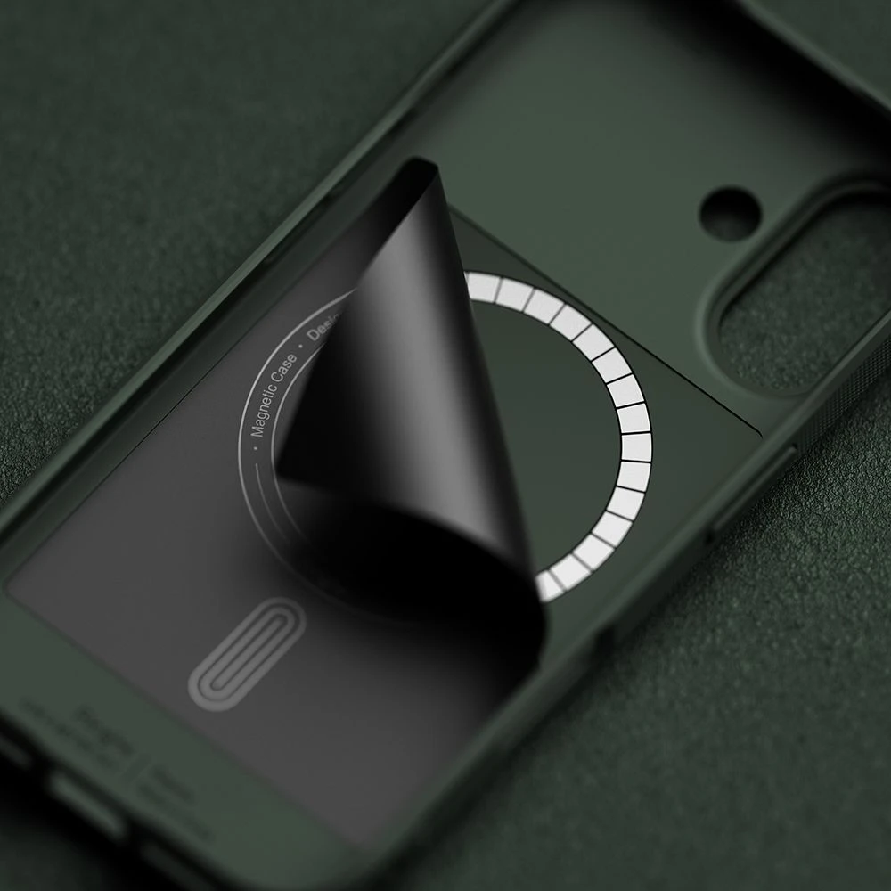 Apple iPhone 16 Ringke Onyx Magnetic MagSafe dėklas telefonui juodos spalvos
