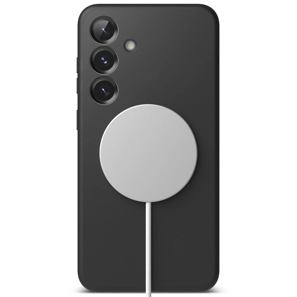 Ringke Silicone MagSafe Samsung Galaxy S25 Plus - dėklas telefonui juodos spalvos