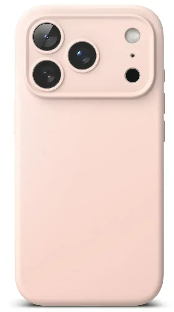 RINGKE SILIKONINIS MAGNETINIS MAGSAFE DĖKLAS iPhone 17 PRO / 18 PRO Rožinis SAND