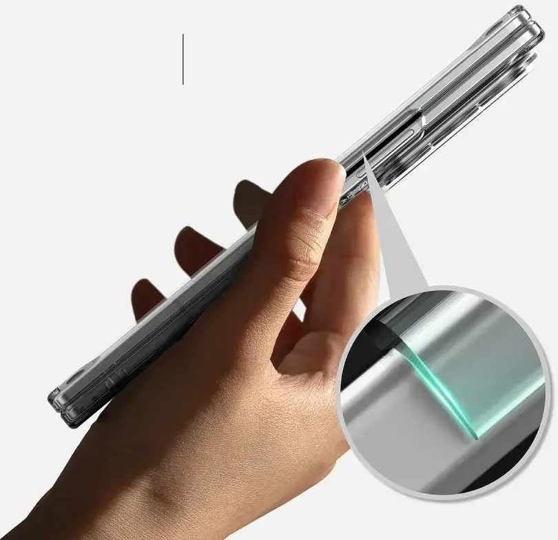 Dėklas RINGKE SLIM MAGNETIC MAGSAFE GALAXY Z FOLD 8 ULTRA CLEAR