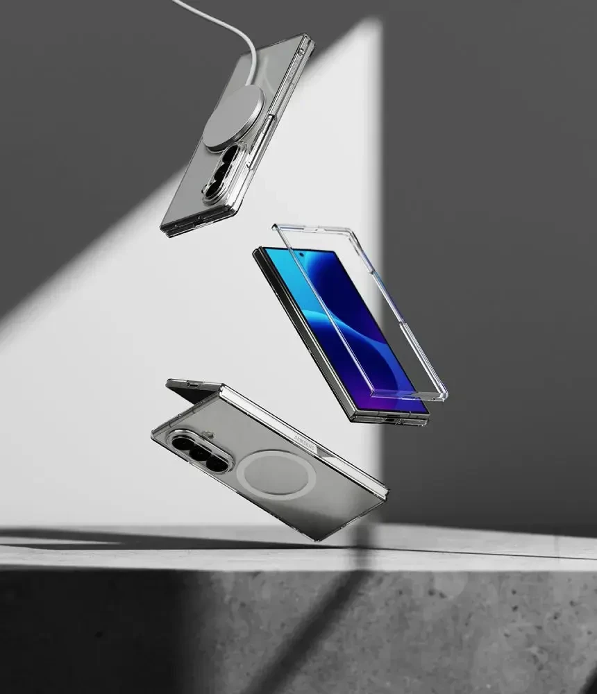 Dėklas RINGKE SLIM MAGNETIC MAGSAFE GALAXY Z FOLD 8 ULTRA CLEAR