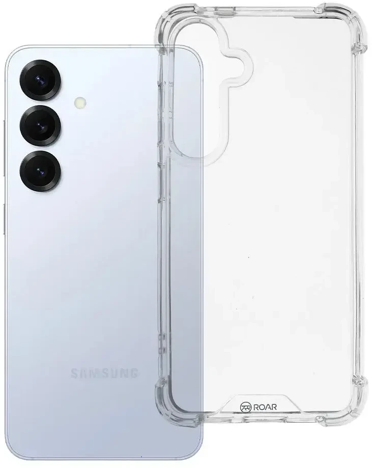 ROAR dėklas ARMOR JELLY skirtas Samsung Galaxy S25 transparent