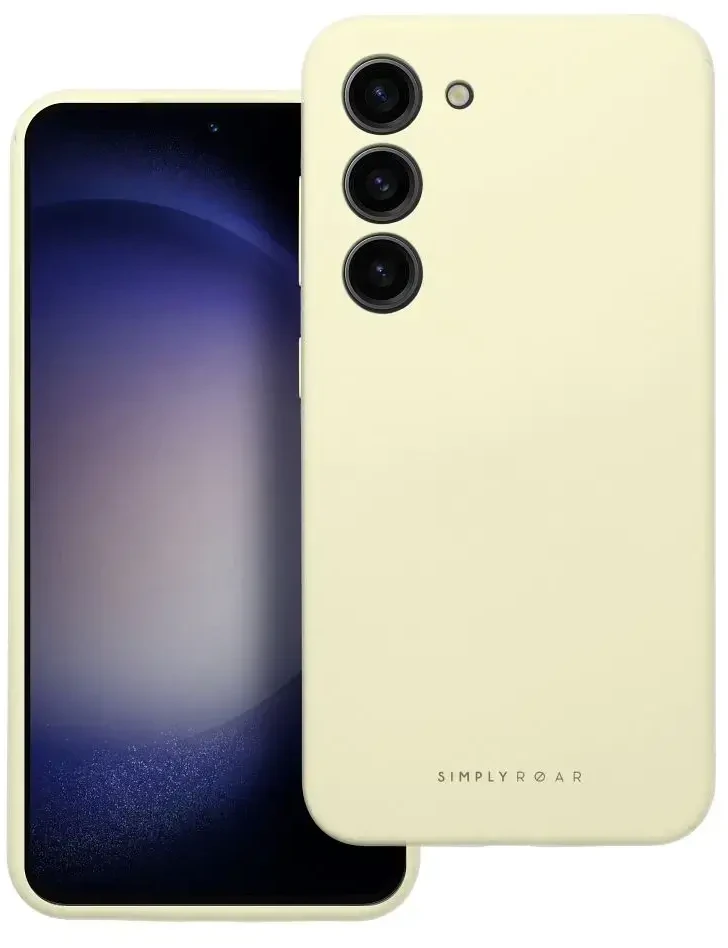 Dėklas ROAR futerał CLOUD SKIN do SAMSUNG S26 FE / S25 FE Jasnożółty