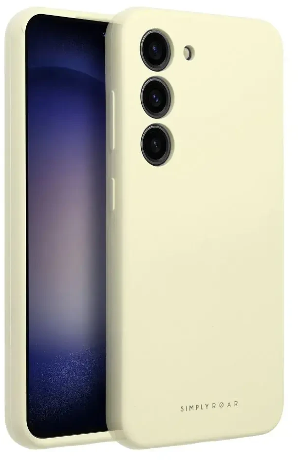 Dėklas ROAR futerał CLOUD SKIN do SAMSUNG S26 FE / S25 FE Jasnożółty
